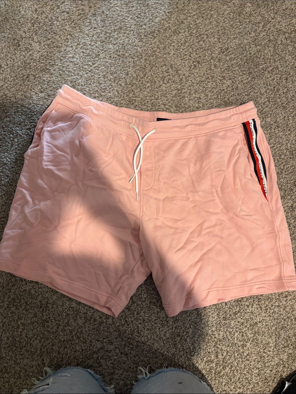 Men's Pink Tommy Hilfiger with Side Tape Detail